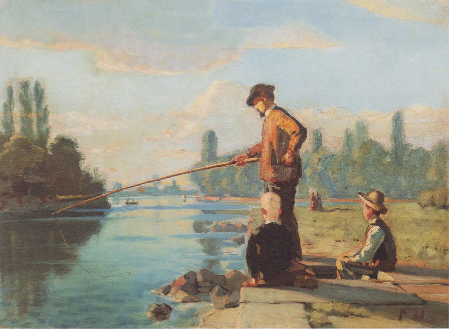 Fiskeren - Ferdinand Hodler