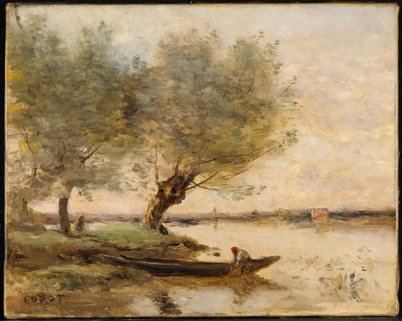 Fiskeren - Jean-Baptiste Camille Corot