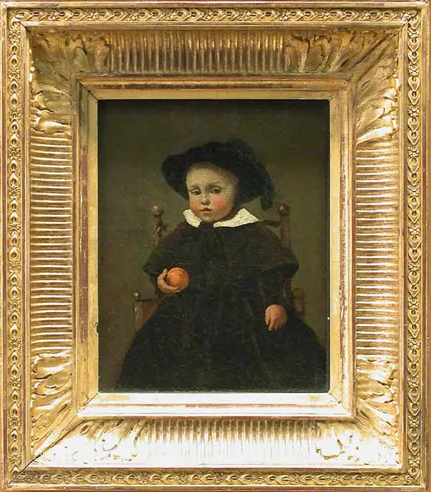 Maler Adolphe Desbrochers, barn, leietaker av en appelsin - Jean-Baptiste Camille Corot