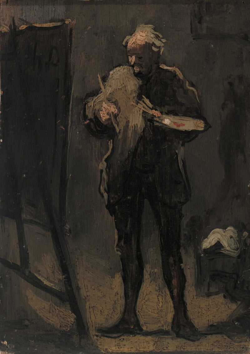 Maleren foran sitt maleri - Honoré Daumier