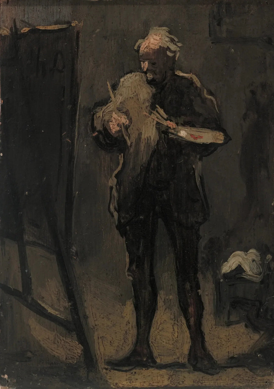 Maleren foran sitt maleri - Honoré Daumier