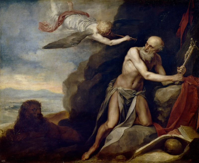 Den hellige eremiten Hieronymus - Alonso Cano
