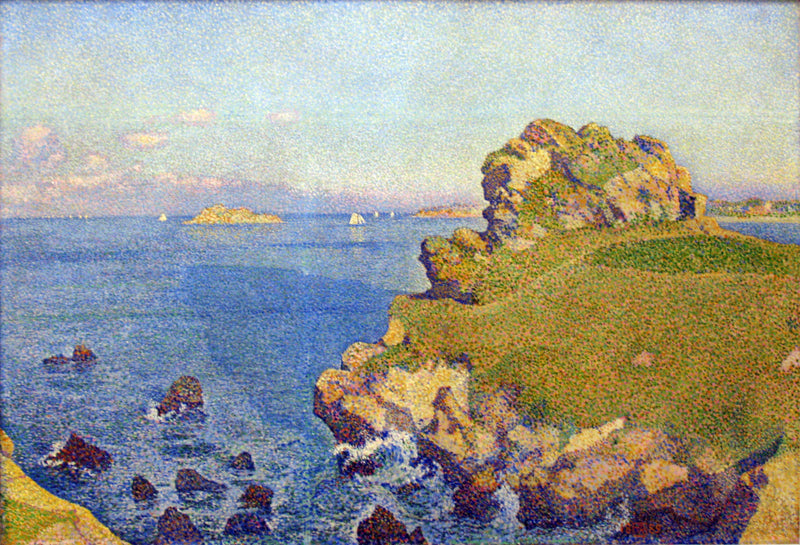 « Per-Kiridy » ved høyvann, 1889 - Théo van Rysselberghe