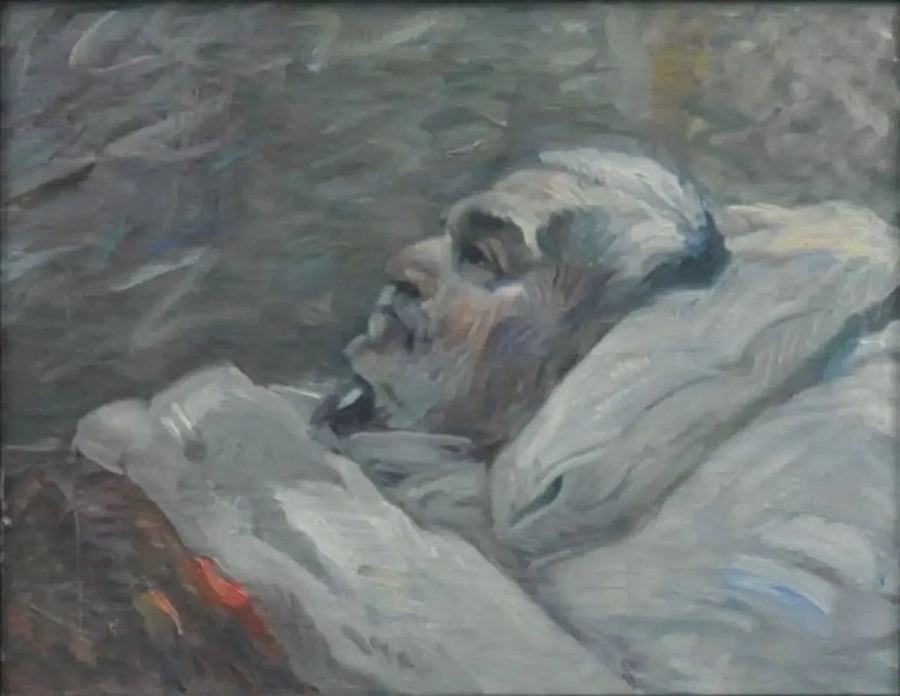 Faren på sykesengen I - Franz Marc