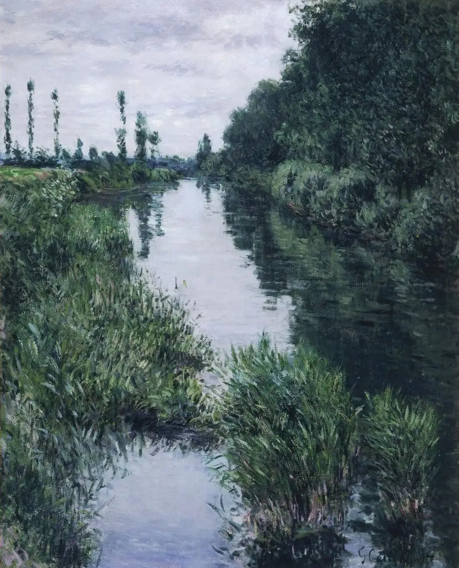 Den lille armen av Seinen i Argenteuil - Gustave Caillebotte