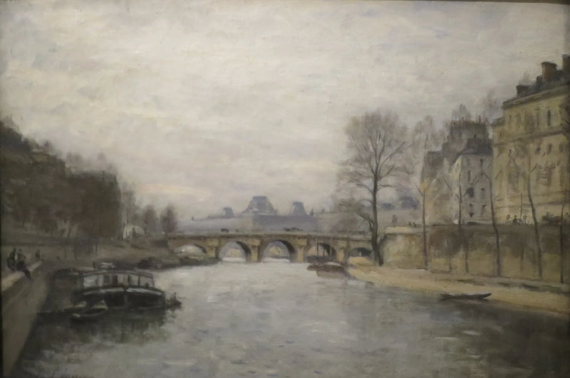 Den lille armen av Seinen ved Pont Neuf - Stanislas Lépine