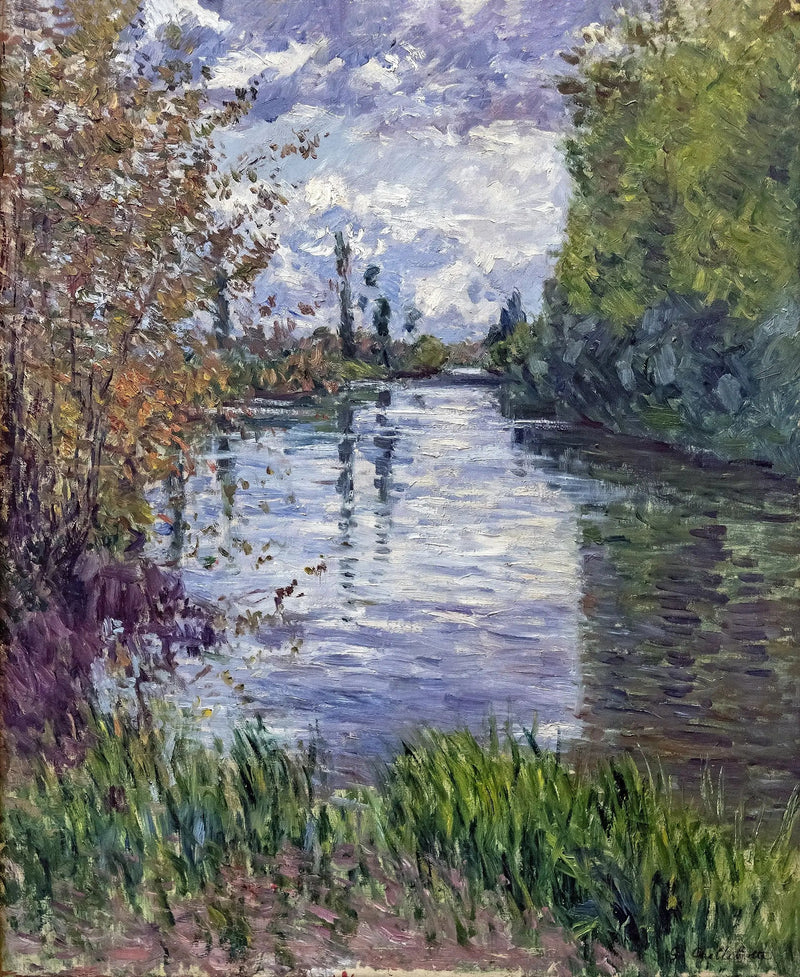 Den lille armen av Seinen om høsten - Gustave Caillebotte