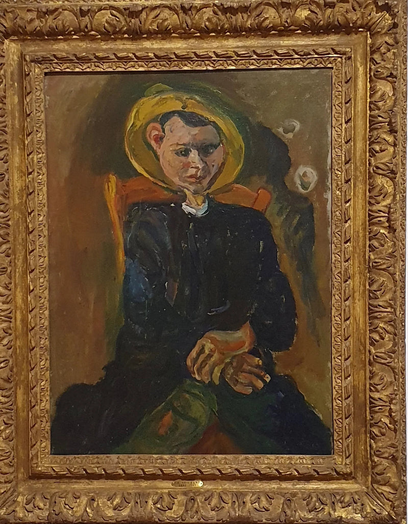 Den lille gutten med gul hatt - Chaim Soutine