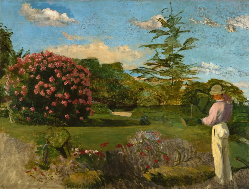 Den lille gartneren - Frédéric Bazille