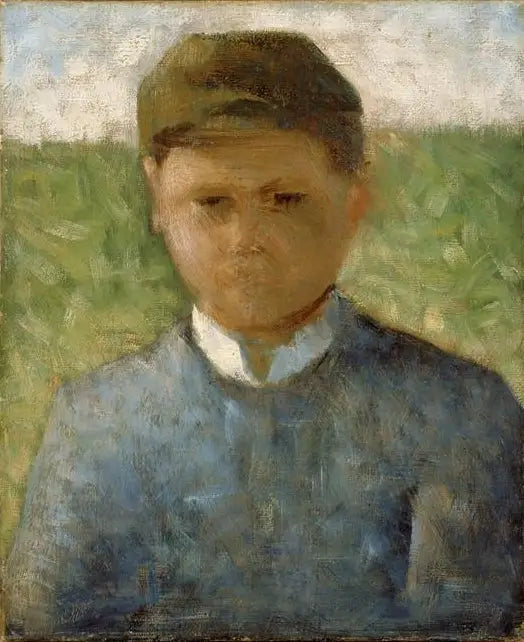 Den lille bonden i blått - Georges Seurat