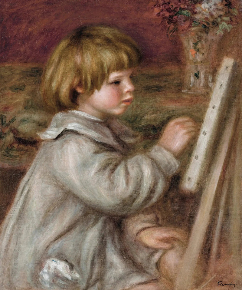 Den lille maleren (Claude Renoir) - Pierre-Auguste Renoir
