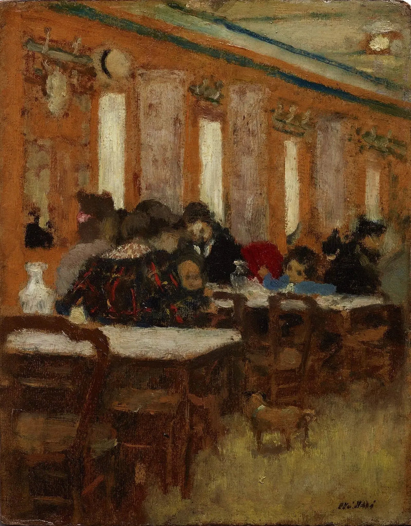 Den lille restauranten - Édouard Vuillard