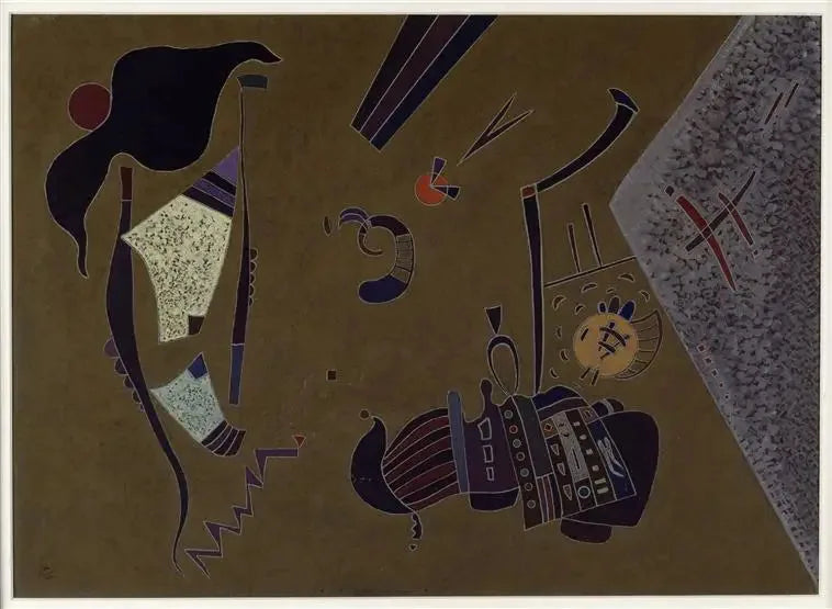 Den lille røde sirkelen - Vassily Kandinsky
