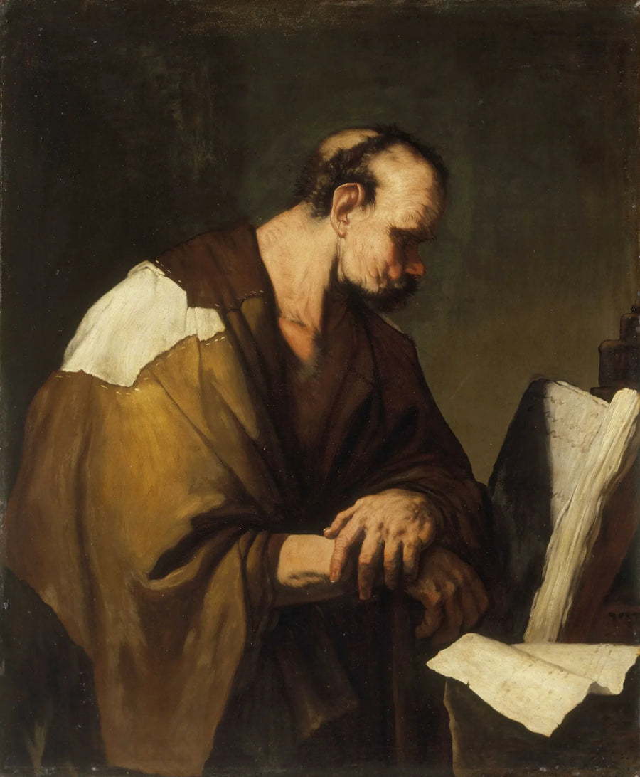 Filosoferen Chilon - Luca Giordano