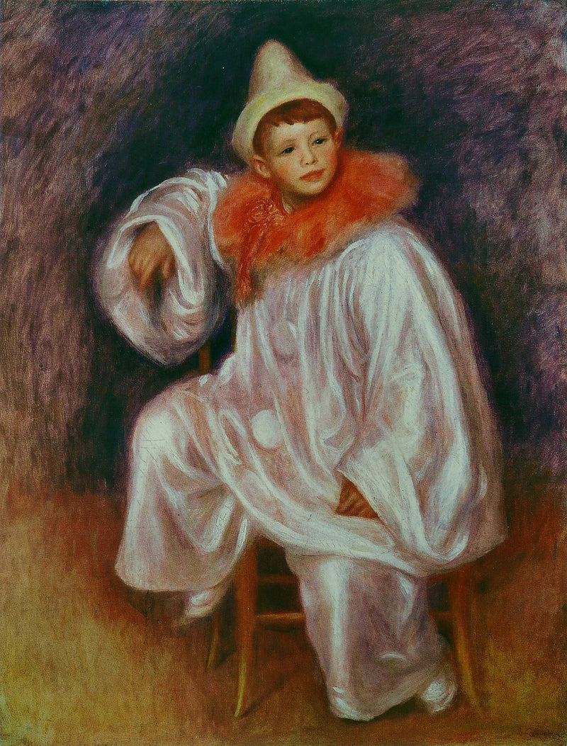Den Hvite Pierrot - Pierre-Auguste Renoir
