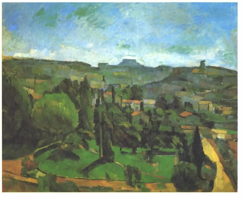 Kongens Støter, utsikt fra Bellevue - Paul Cézanne