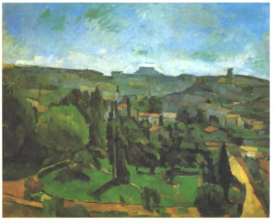 Kongens Støter, utsikt fra Bellevue - Paul Cézanne