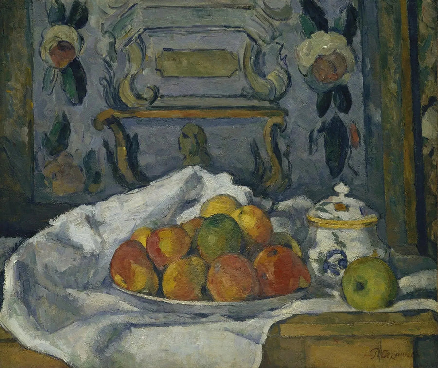Eplefatet - Paul Cézanne