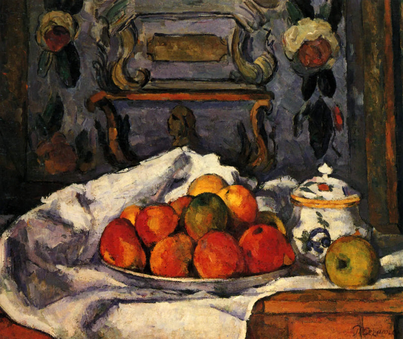 Eplefatet - Paul Cézanne