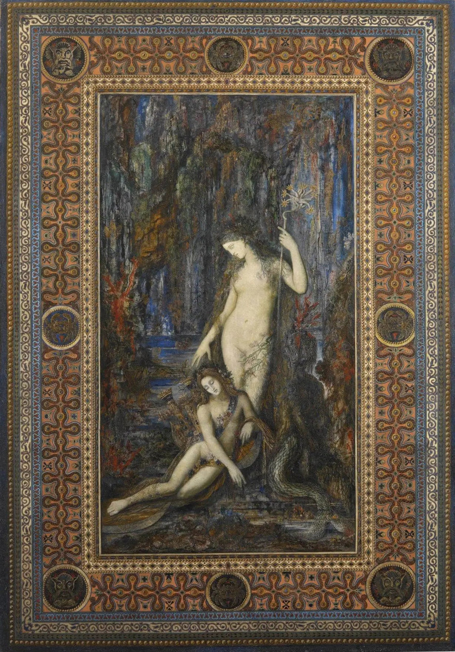 Poeten og sirenen - Gustave Moreau
