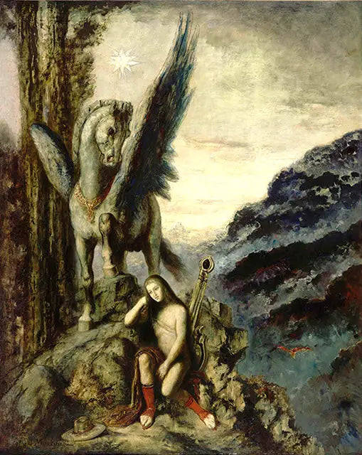 Den reisende poeten - Gustave Moreau