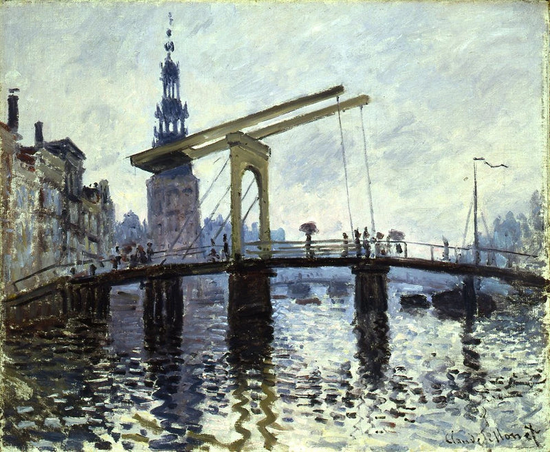 Amsterdam, Broen - Claude Monet