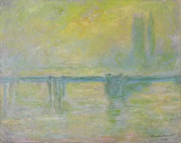Charing Cross-broen, tåke - Claude Monet
