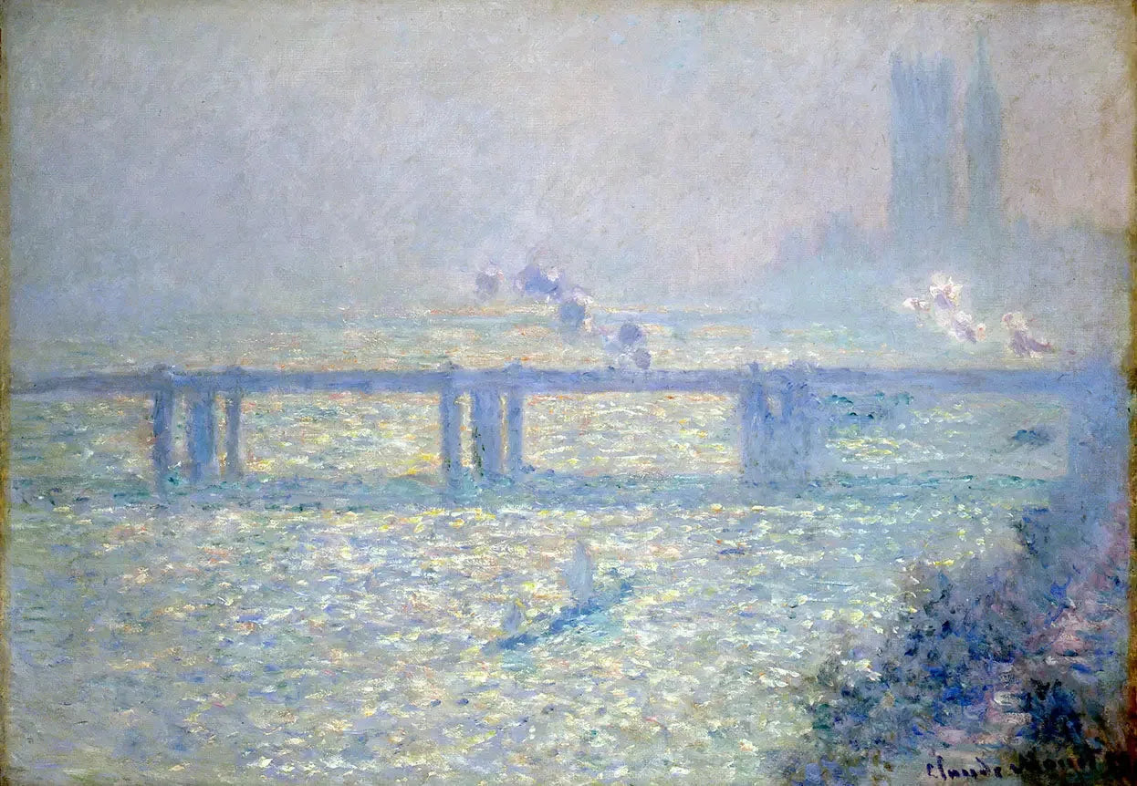 Le pont de Charing Cross - Claude Monet image 1 copie de tableau peinte à la main