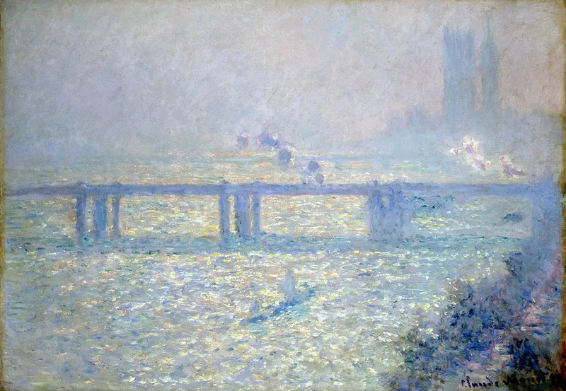 Charing Cross-broen - Claude Monet