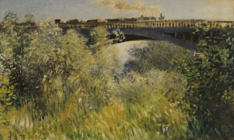 Broen i Chatou - Claude Monet