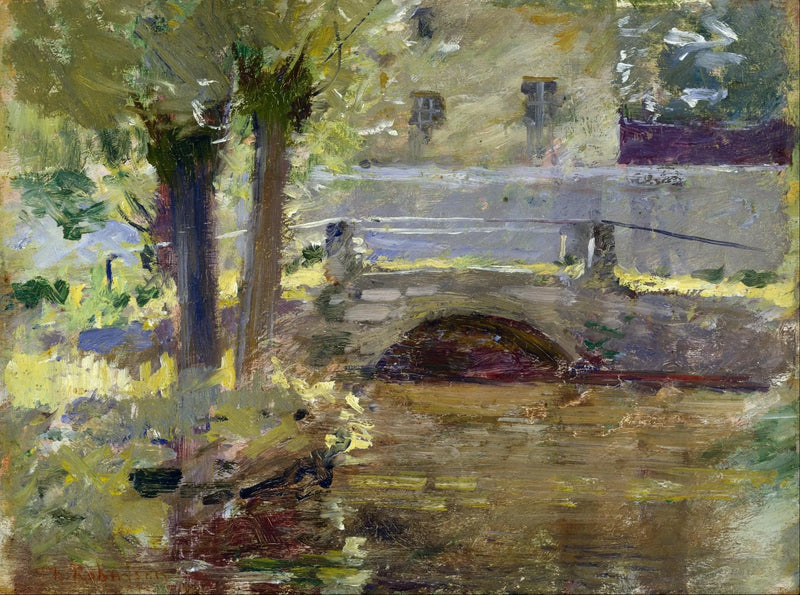 Giverny-broen - Theodore Robinson