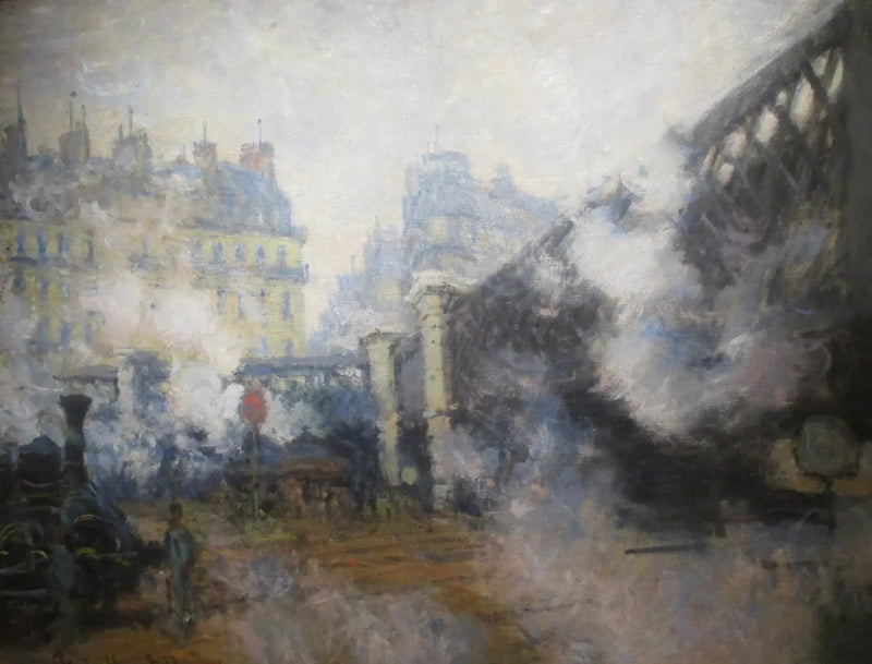 Broen over Europa, Saint-Lazare stasjon - Claude Monet