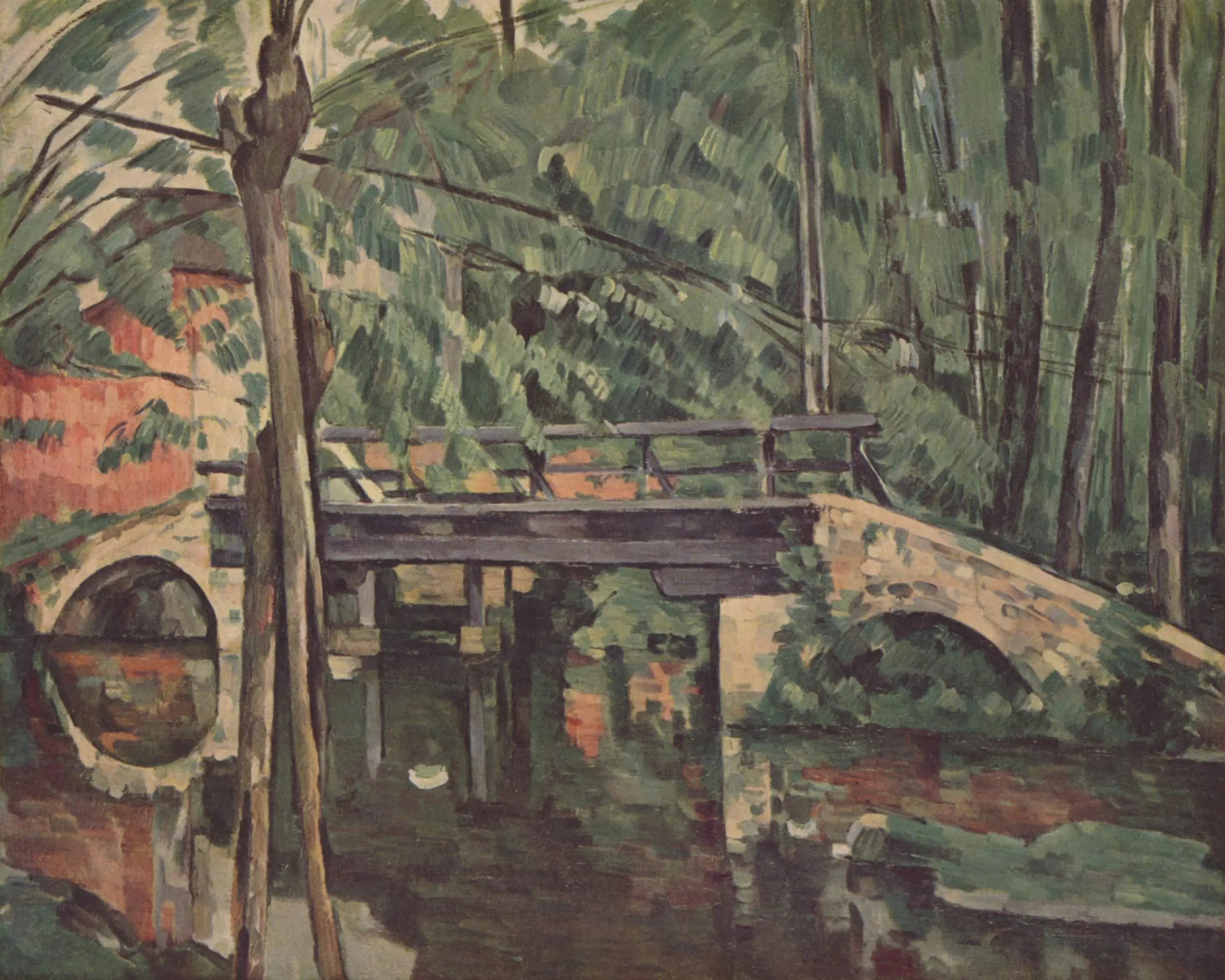 Reproduction du tableau « Le Pont de Maincy - Paul Cézanne » par Alpha Reproduction en peinture à l’huile