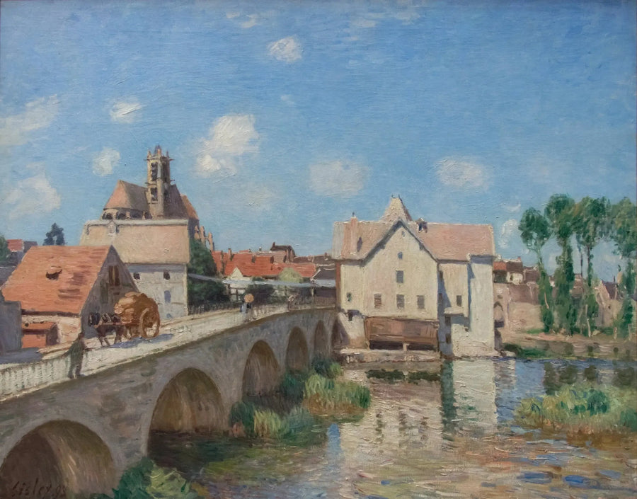Moret-broen - Alfred Sisley