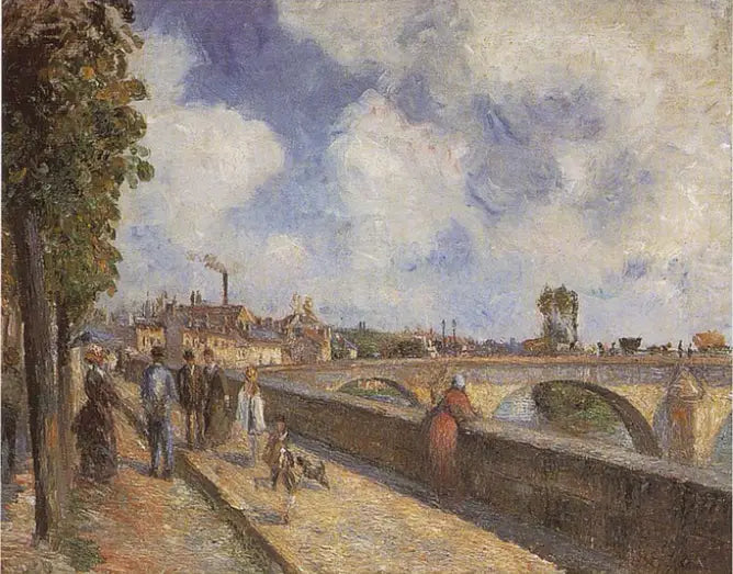 Pontoise-brua - Camille Pissarro