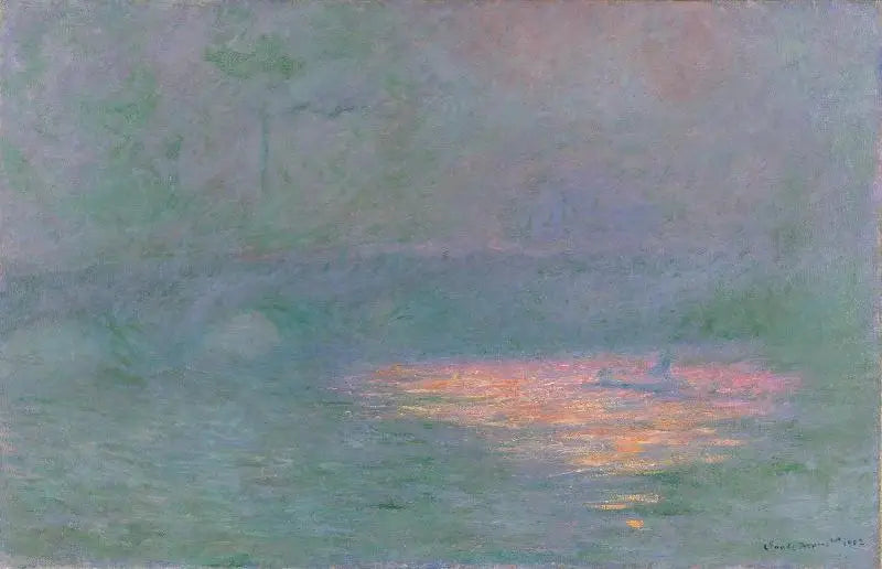 Waterloo-broen - Claude Monet