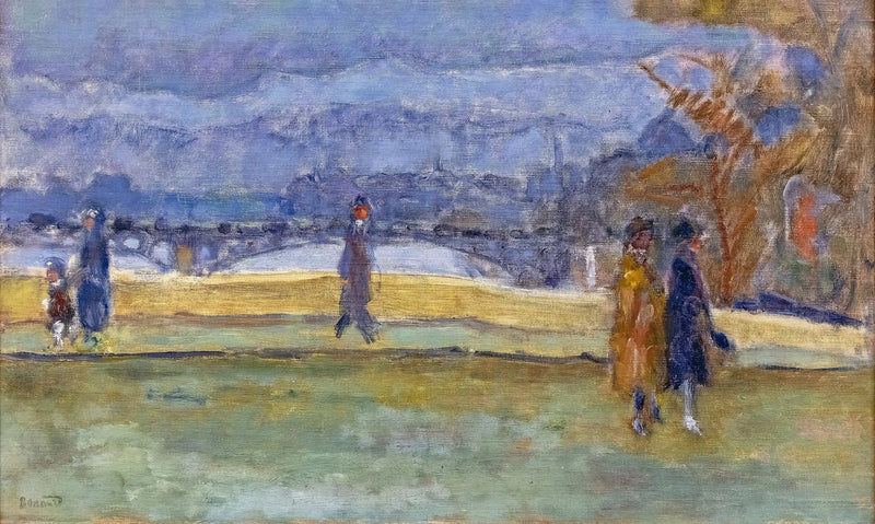 Broen til Saints Pères - Pierre Bonnard