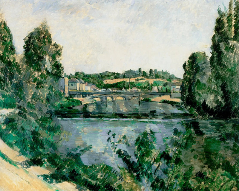 Broen og overløpet i Pontoise - Paul Cézanne