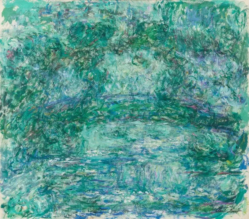 Den japanske broen (pont japonais) - Claude Monet