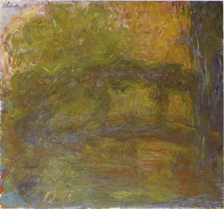 Den japanske broen - Claude Monet