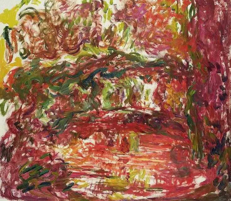 Den japanske broen - Claude Monet
