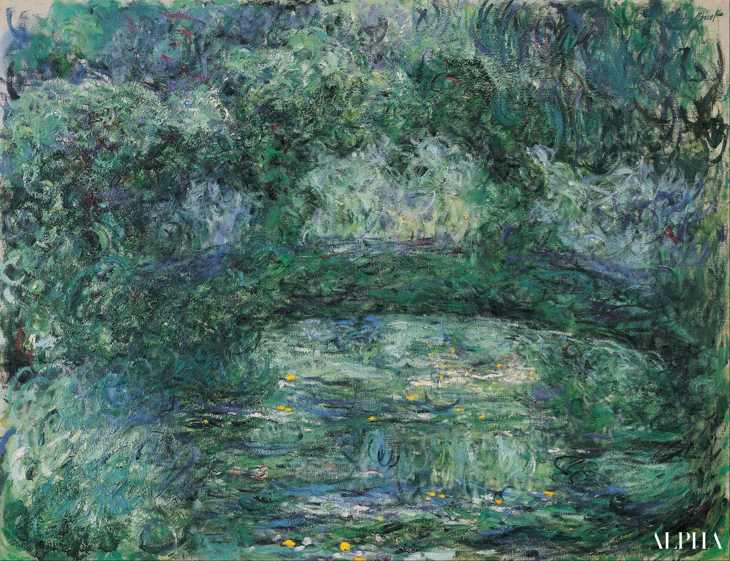Den japanske broen til Claude Monet - Høykvalitets reproduksjoner av malerier og bilder