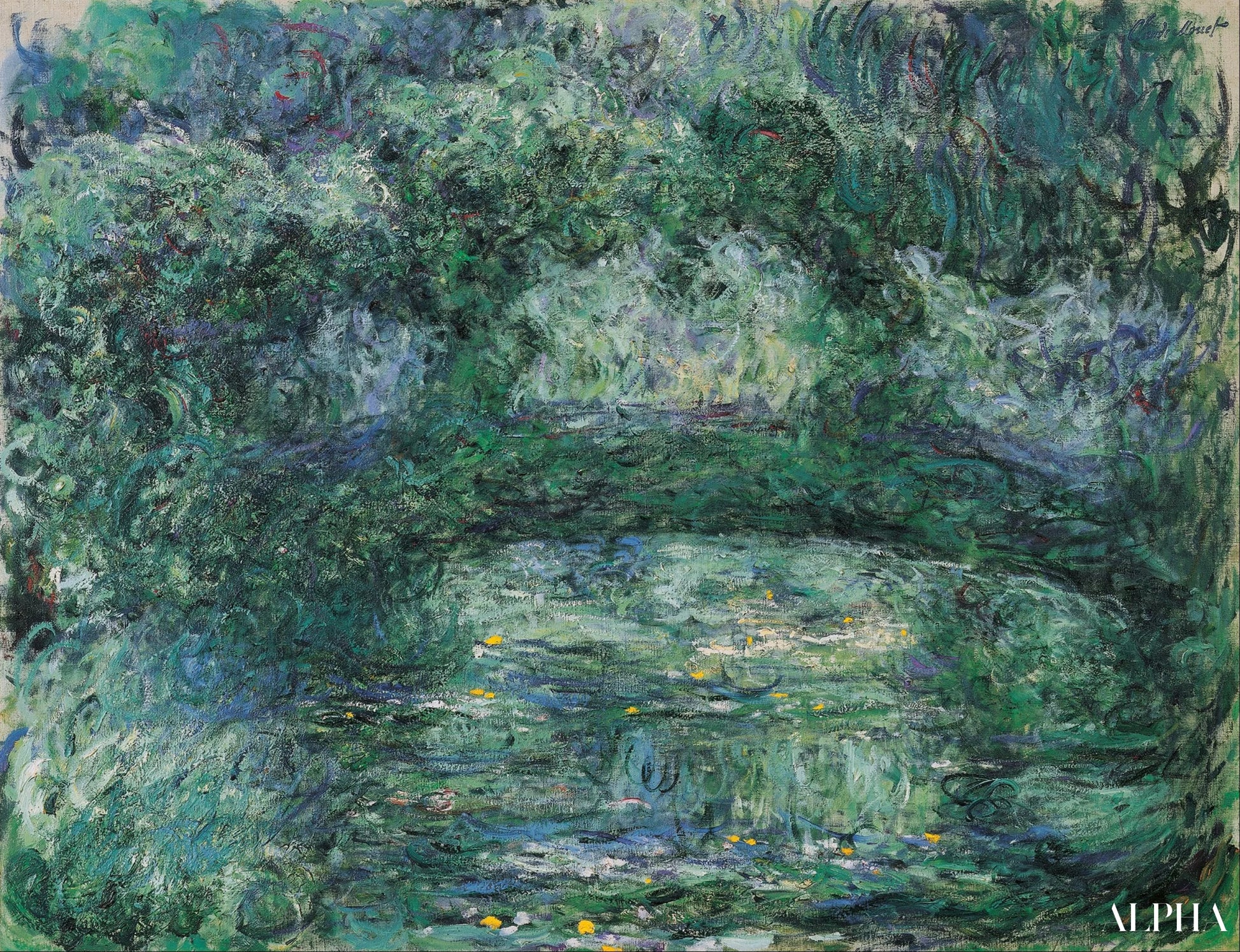 Den japanske broen til Claude Monet - Høykvalitets reproduksjoner av malerier og bilder
