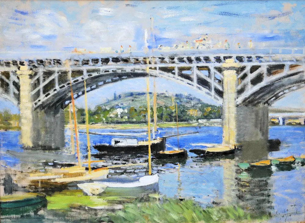 Le Pont sur la Seine à Argenteuil - Claude Monet image 1 reproduction réalisée par Alpha Reproduction