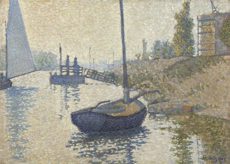 Pontongen av Felicity i Asnières - Paul Signac
