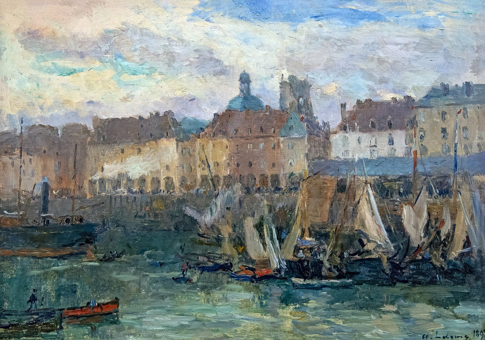 Le Port de Dieppe - Albert Lebourg image 1 reproduction artisanale de tableau