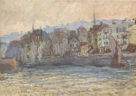 Havnen i Honfleur - Claude Monet