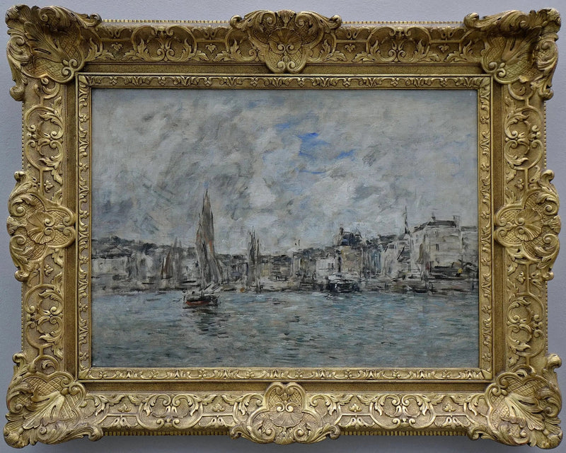 Havnen i Honfleur - Eugène Boudin