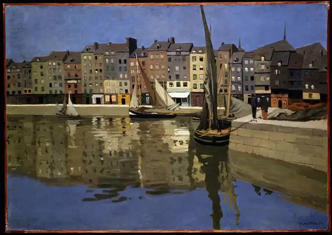 Nattbildet av havnen i Honfleur - Félix Vallotton

Source:
Le port de Honfleur la nuit - Félix Vallotton