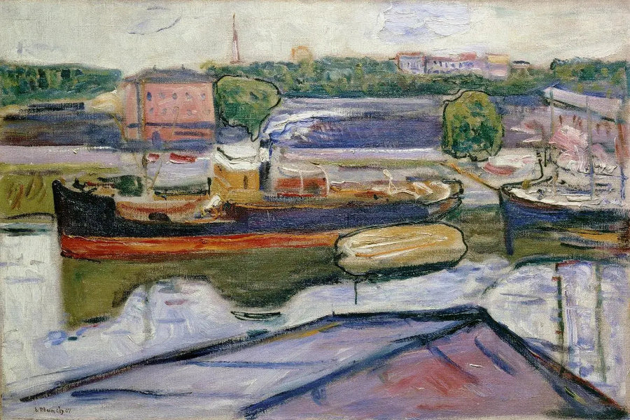 Lufthavnen i Lübeck - Edvard Munch
